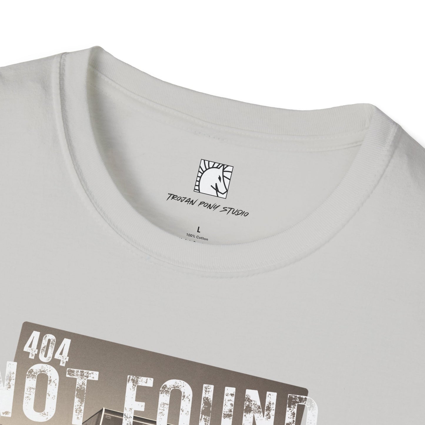 404 Not Found Block Stamp T Shirt