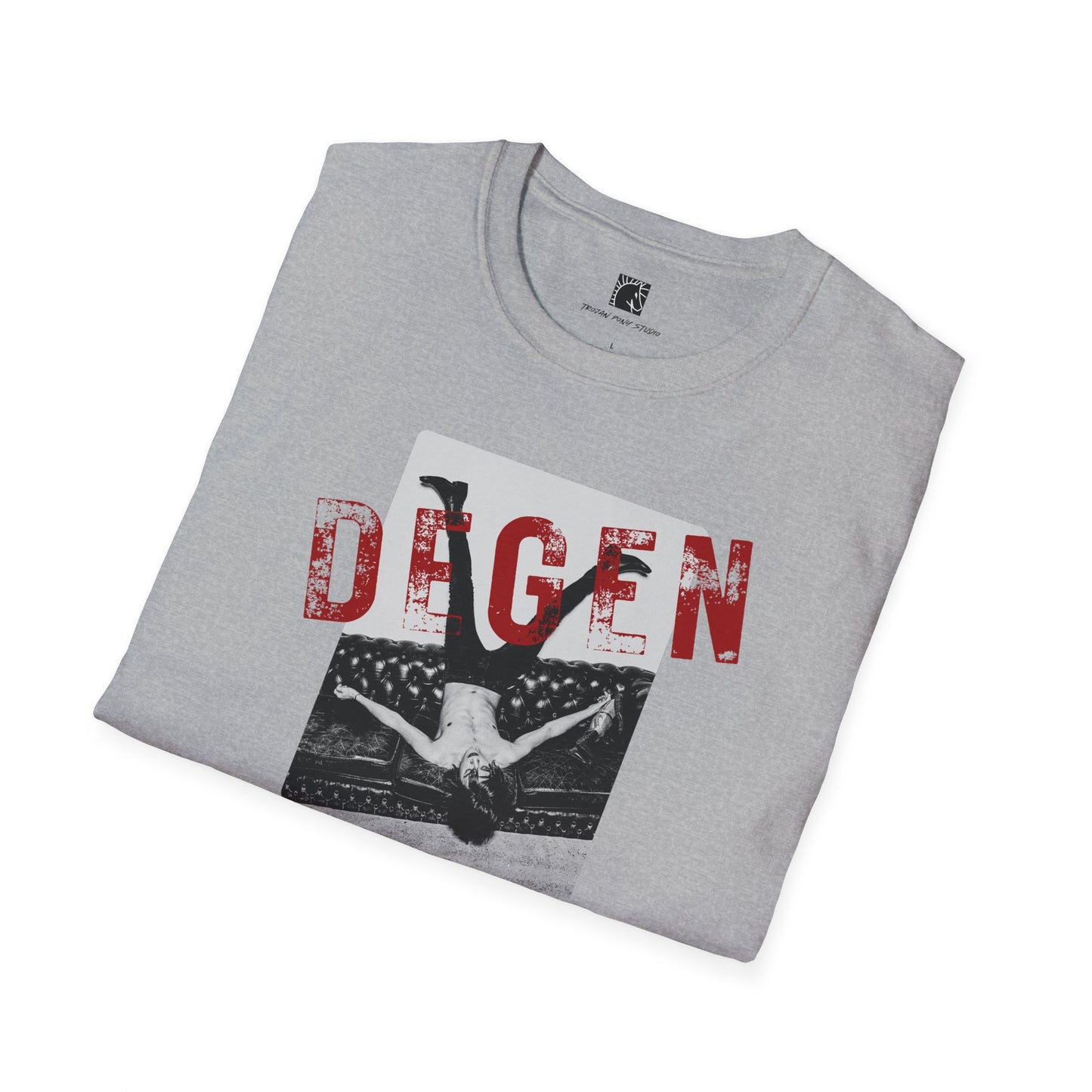 Degen Red Block Stamp T Shirt