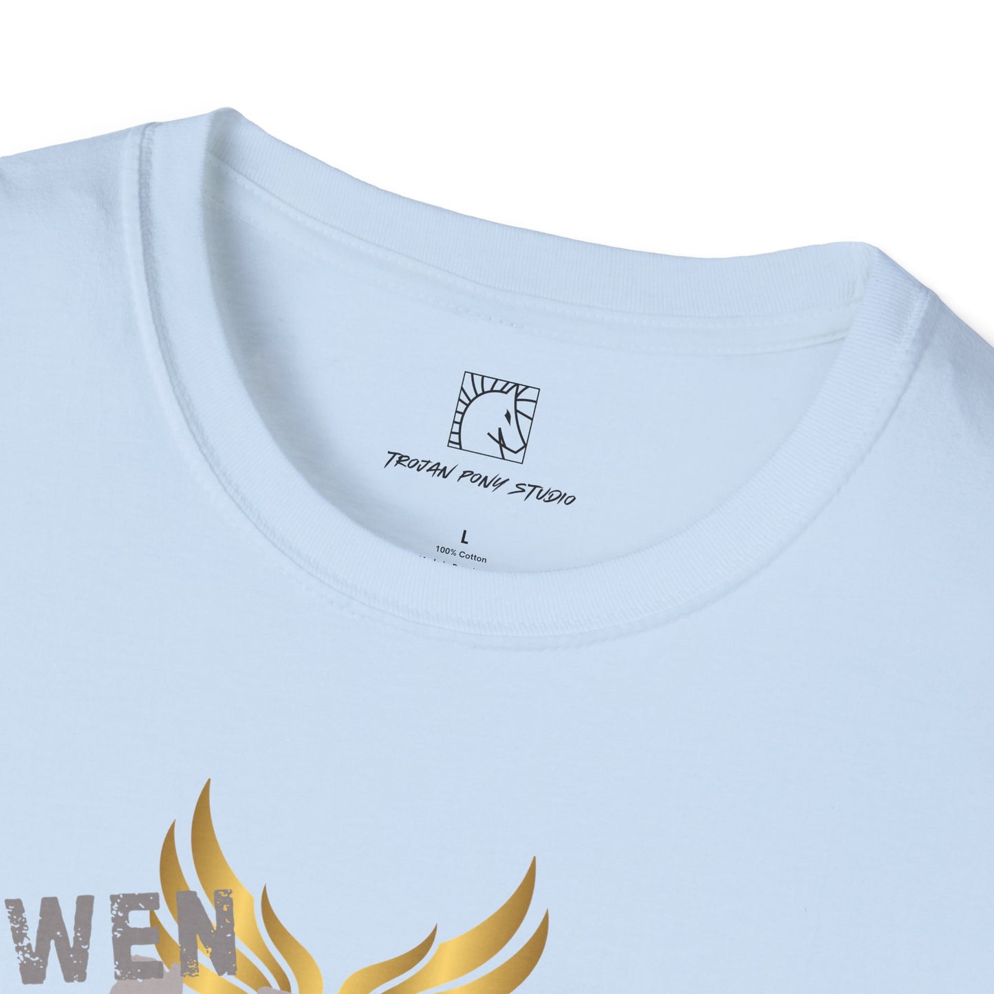 Wen Lambo Silver Block Golden Pheonix T Shirt