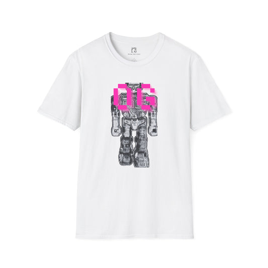 OG Robot Neon Pink Block T Shirt