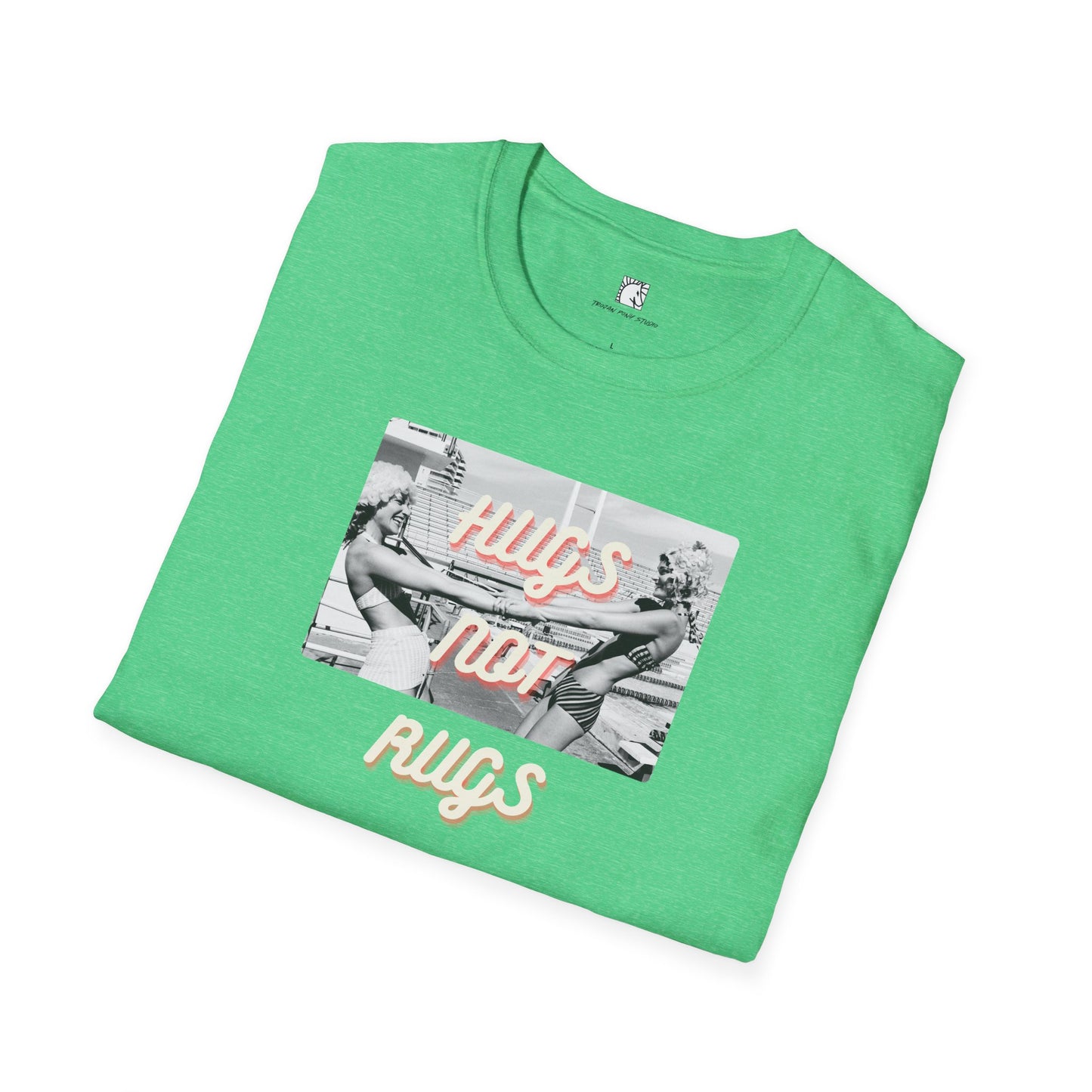 Hugs Not Rugs Two Girls Ice Cream T Shirt