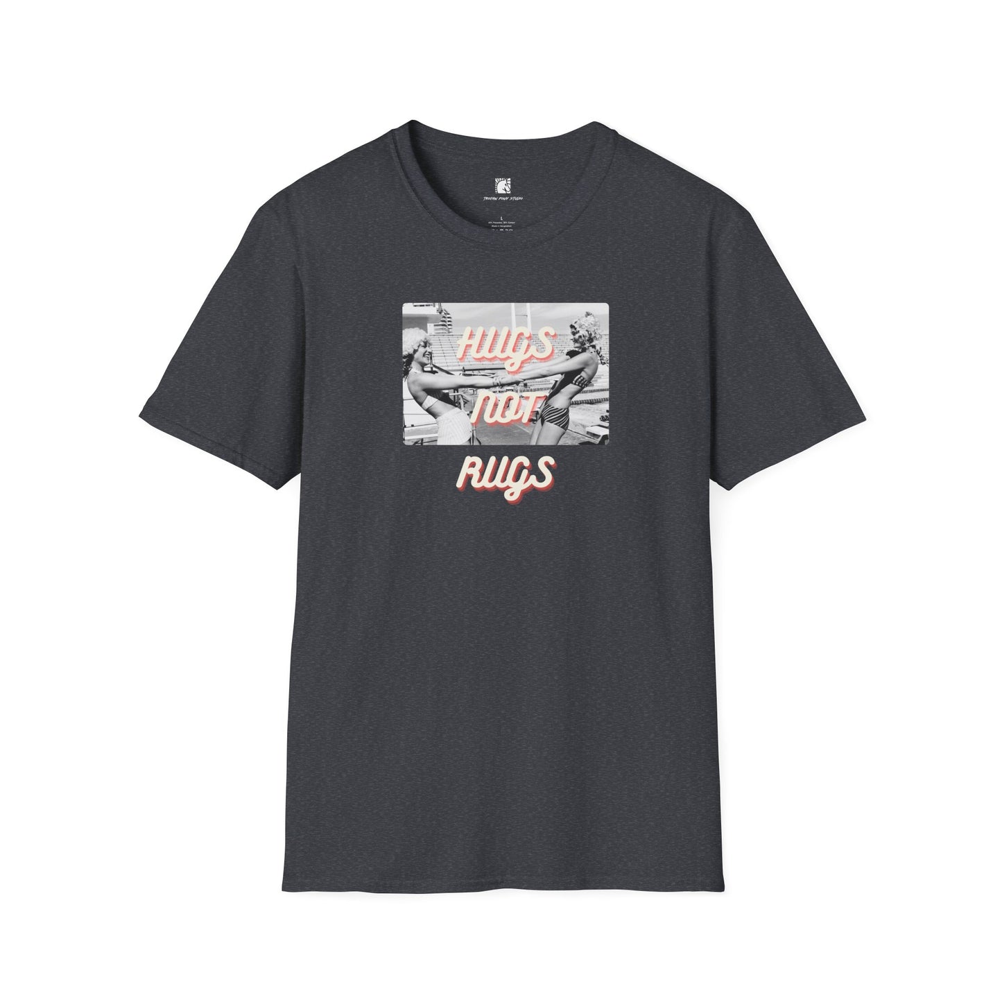 Hugs Not Rugs Two Girls Ice Cream T Shirt